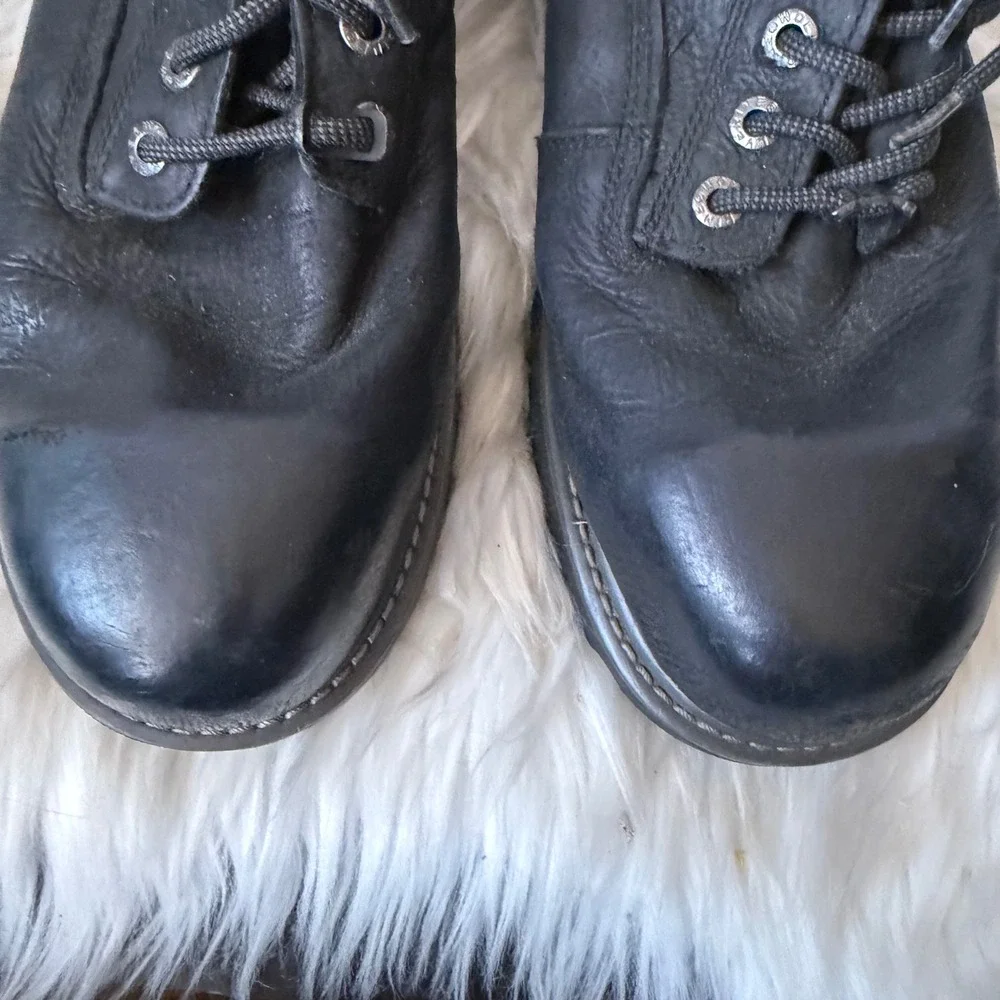 Wolverine Mens Black Leather Waterproof Safety Toe Work Boots W19 10.5M